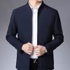Men's Jackets Spring and Autumn Casual Jackets Men's Tops Loose Stand-up Collar Business