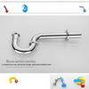Stainless Steel Drain Pipe For Washbasins, U-Shaped Odor-Proof Basins, Wall-Mounted P-Bends, S-Bends