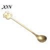 Long Handle Spoon Stainless Steel Coffee Spoon, with Bull Head Decor, Pudding Dessert Multifunctional Stirring for Milk Tea Yogurt Jam Rust Resistant