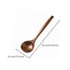 Teak Kitchen Utensil Smooth Finish Carved Wooden SinglePiece Cooking Spoon Set