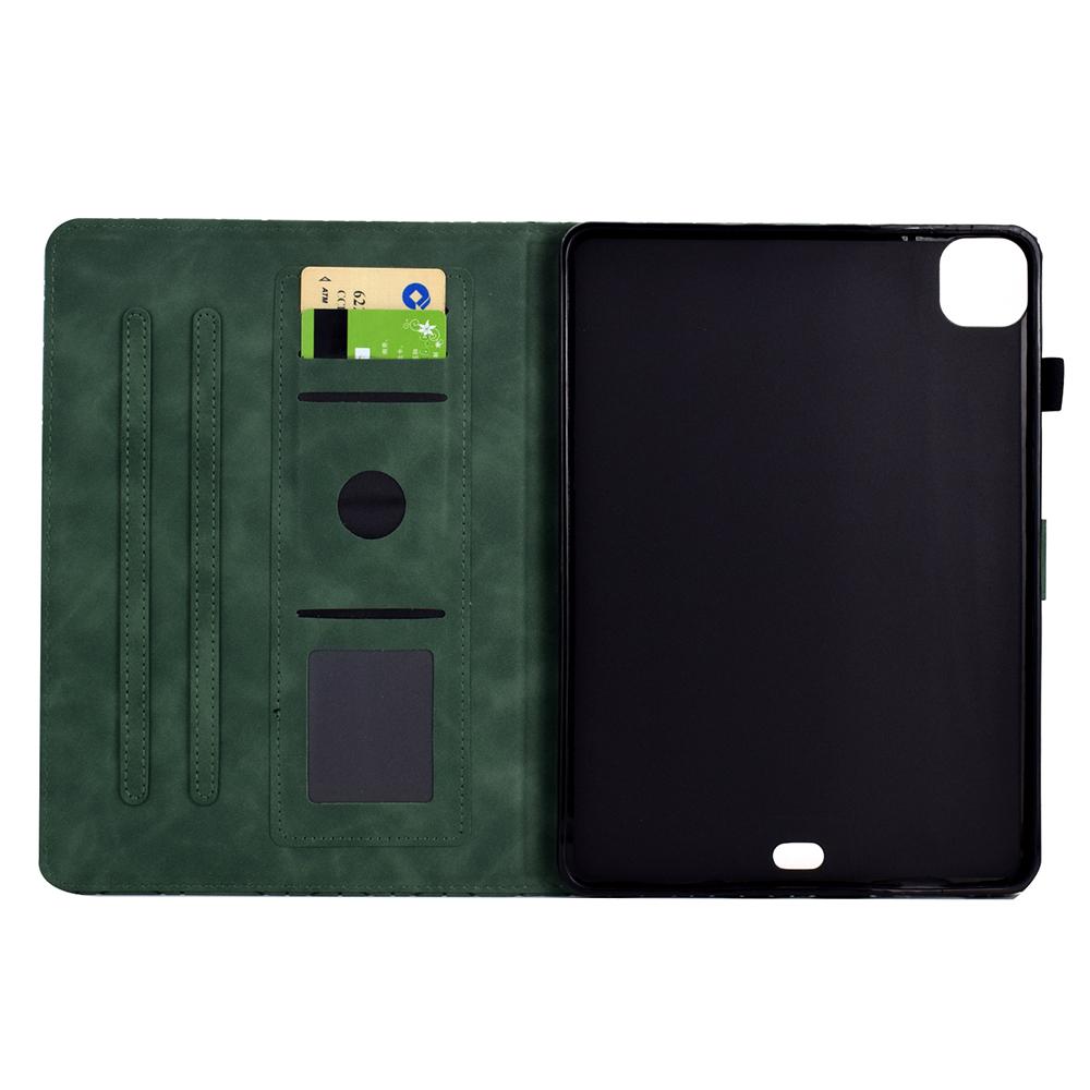 

For iPad Air 11 (2025)/(2024)/Air (2020)/(2022)/iPad Pro 11 (2022)/(2021)/(2020)/(2018) Case Anti-Scratch PU Leather Tablet Protector Green