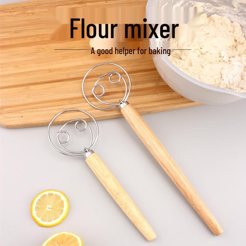 Set Mixer & Frusta per Impasto in Acciaio Inossidabile con Cestello per Lievitazione