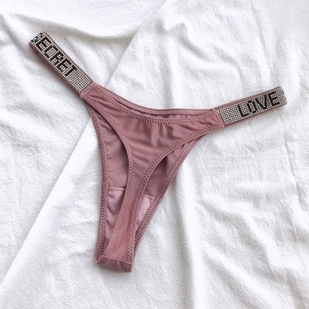 Femmes Sexy String String Strass Dames Lingerie Sous-Vêtements Sous-Vêtements De Fitness