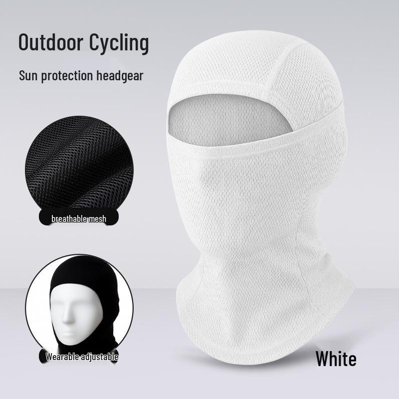 Quick-Dry Multifunctional Summer Cycling Face Mask: Breathable, Sun-Protective, Ice Silk Balaclava & Headband