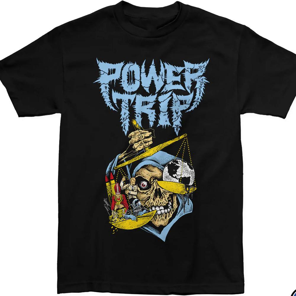 

Power Trip band T-shirt Black Cotton Unisex All sizes S-5XL UB176 3XL