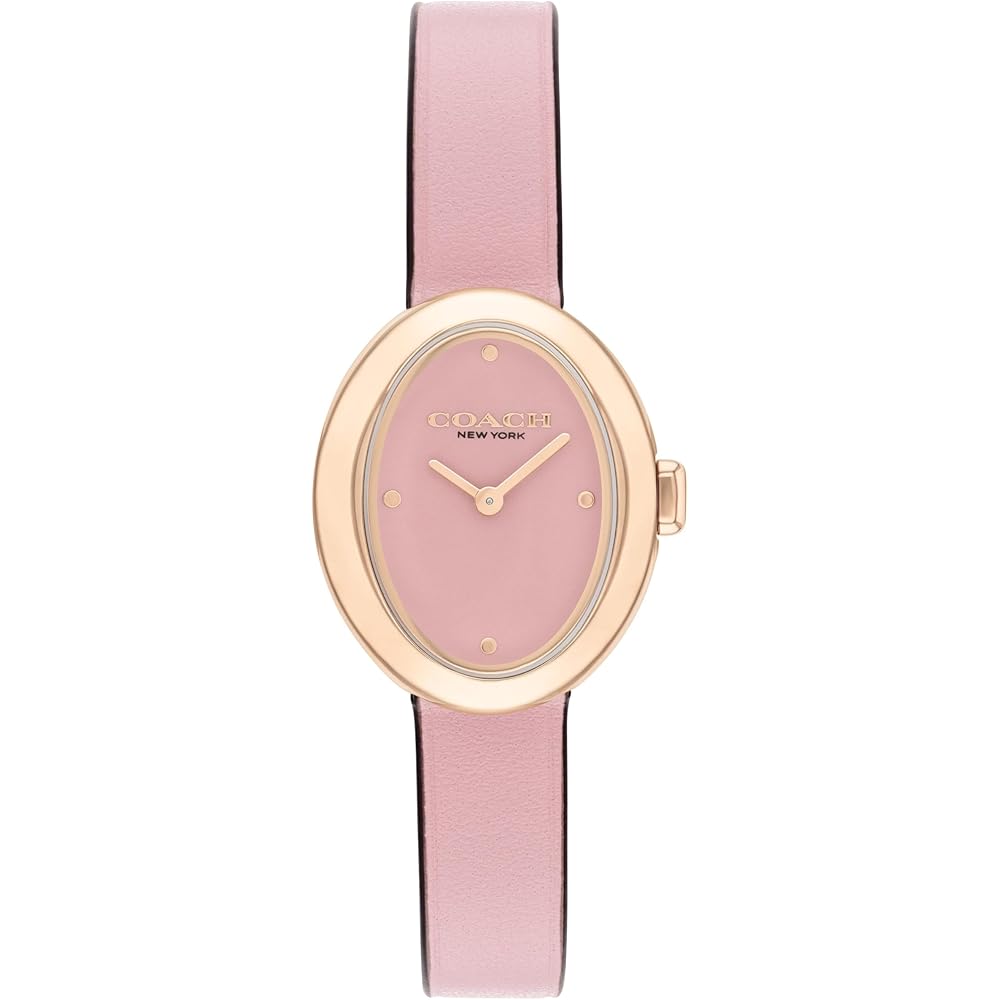 Coach Sammy Women s Watch Pink Dial Pink Leather Strap 14504423