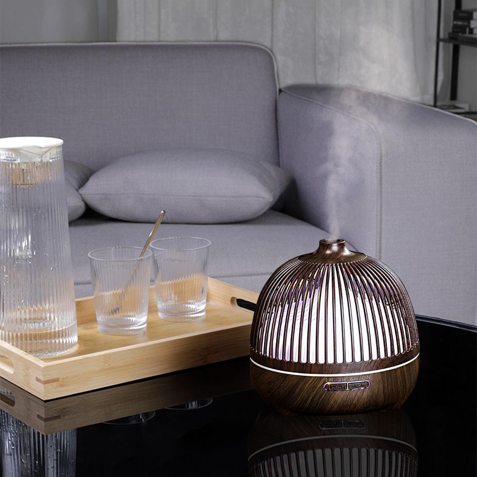 

Увлажнители для спальни Таймер Цветной свет Автоотключение USB Аромадиффузоры 550 мл Ультразвуковой освежитель воздуха Пар для CHINA