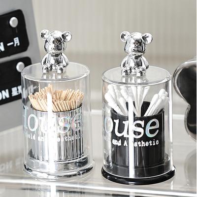 Household High-end Personalized Creative Teddy Bear Toothpick Tube