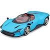 Model - BBURAGO - FERRARI SIGNATURE - Daytona SP3 - Modrá - Ultrarealistické detaily
