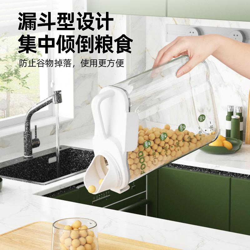 Kitchen Rice Bucket Household Insect-proof Moisture-proof Sealed Flour Storage Tank Rice Grain Container Grain Storage Box