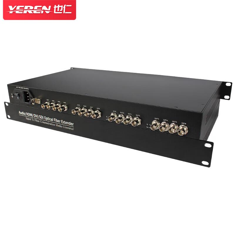 Ye Ren 16-Channel Rack-mount 3G-SDI Fiber Optic Converter