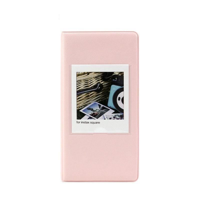 

[Film Lab] Photo Album with 64 Pockets for Instax Square SQ Photo CAC32 светло-розовый