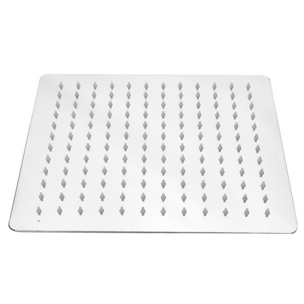 Pressure Bathroom Water Tap Square Overhead Rainfall Faucet Sprinkler Sprayer Shower Head Nozzle