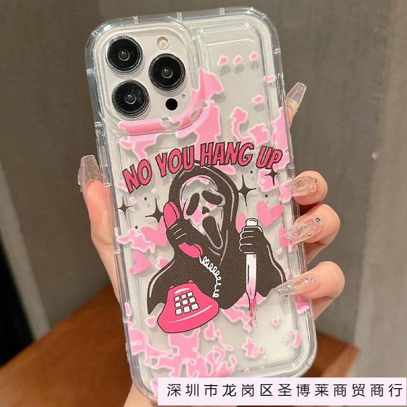 European and American personalized mobile phone case for apple 15 anti-drop protective cover iphone12promax soft rubber 14/13/11