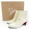 Pristine Christian Louboutin TURELA 55 Side-zip Short Boots 35 Used