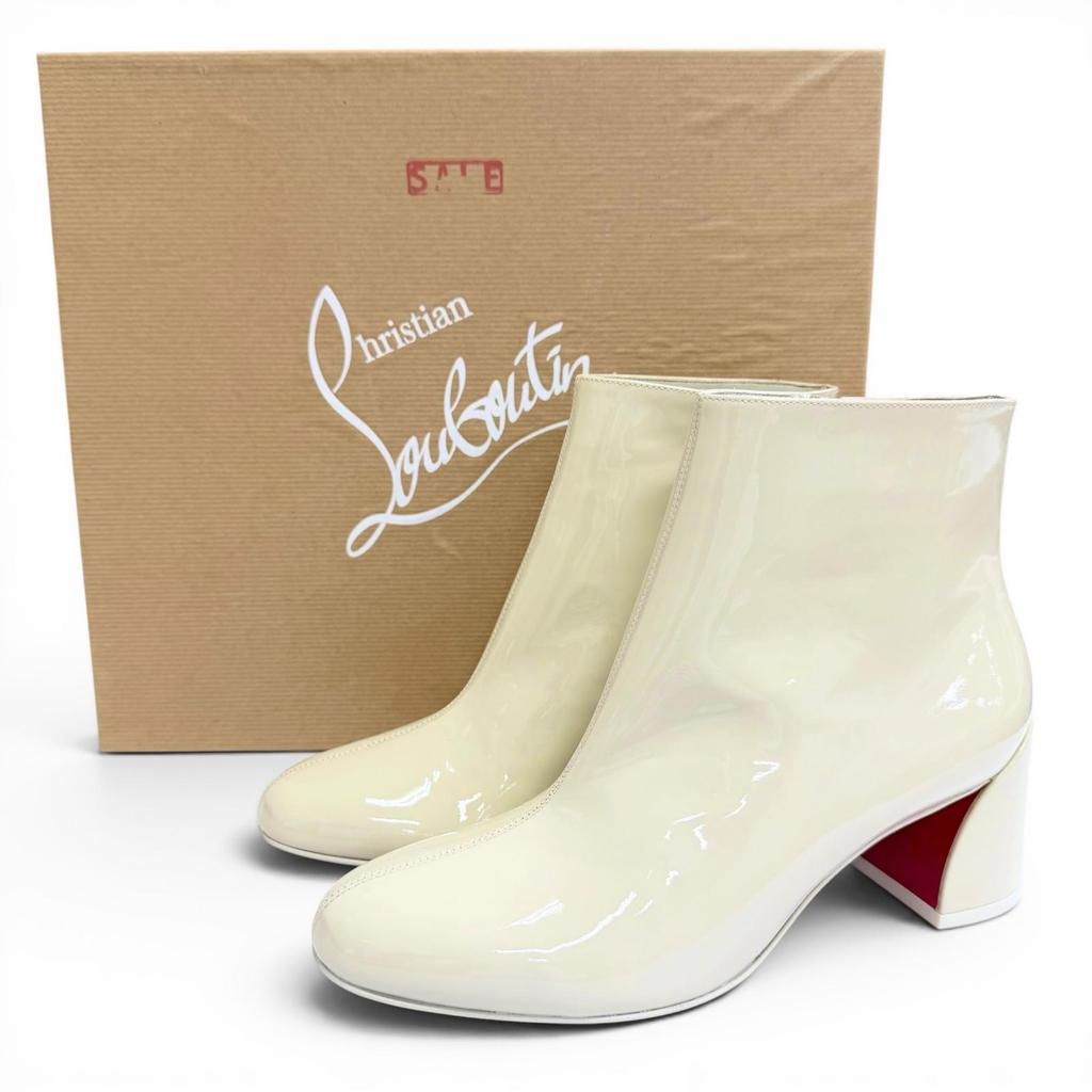 Pristine Christian Louboutin TURELA 55 Side-zip Short Boots 35 Used