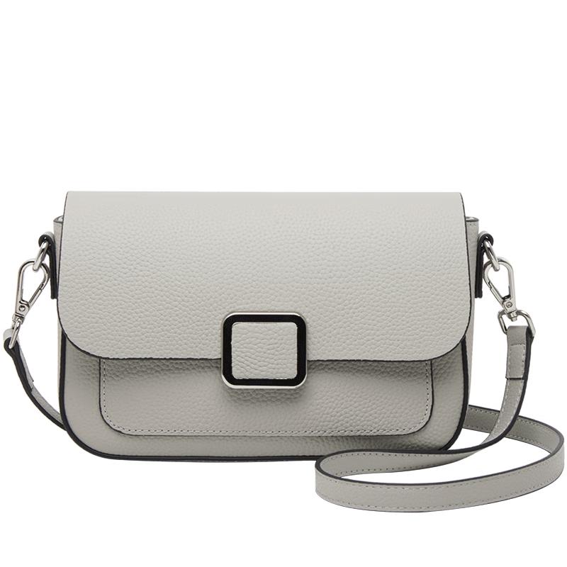 

Zhu Er Women s Genuine Leather Small Square Crossbody Bag
