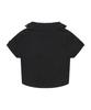 ORDINARY HOLIDAY Short Sleeve Zip-Up Shirts [Black]