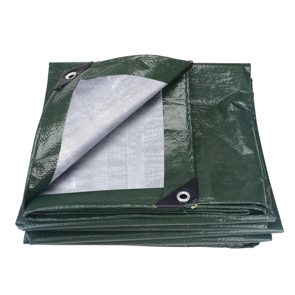Waterproof Tarpaulin Large Heavy Duty Tarp UV Resistant Rip & Tear Proof Tarpaulin with Grommets Garden Rain Cover Awning Canopy