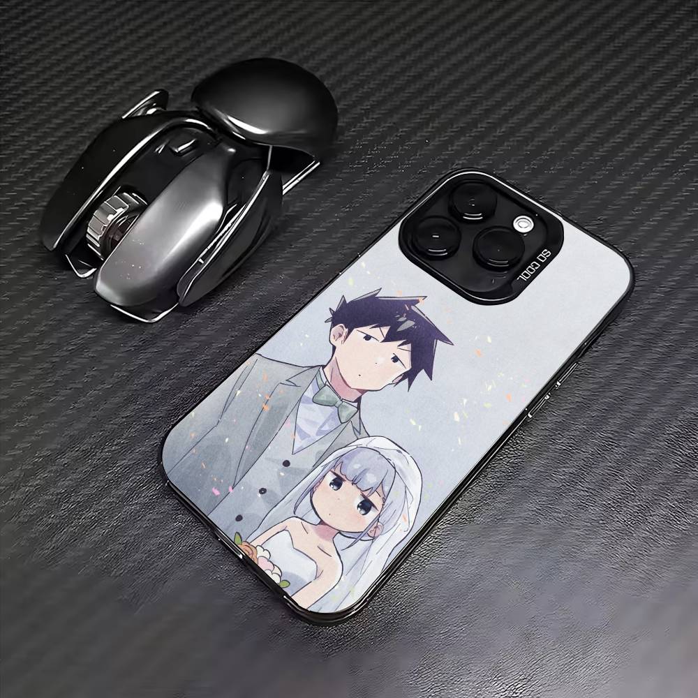 

A-Aharen-san W-wa Hakarenai Чехол для телефона для iPhone 17, 16, 15, 14, 13, 12, 11 Plus, Pro Max Цветной Посеребренный Внутренняя крышка iPhone15