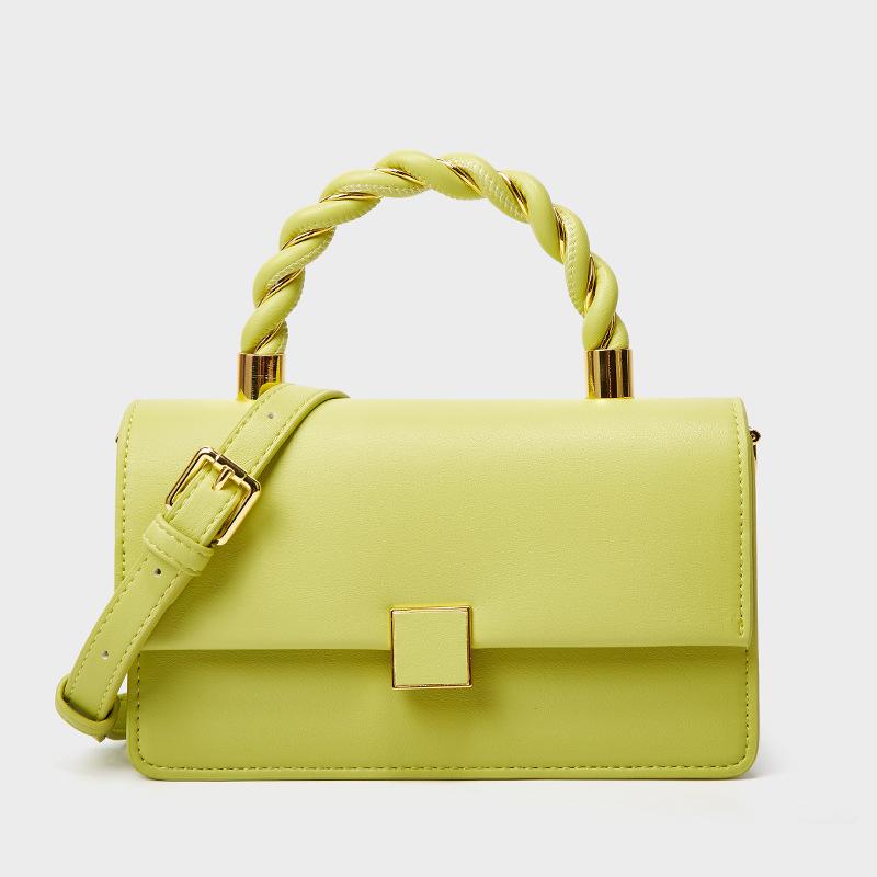 Summer Women's Bags Are Easy To Pair with Twisted Small Square Bags, Fashionable Socialite Handbags, and Single-shoulder Crossbody Bags