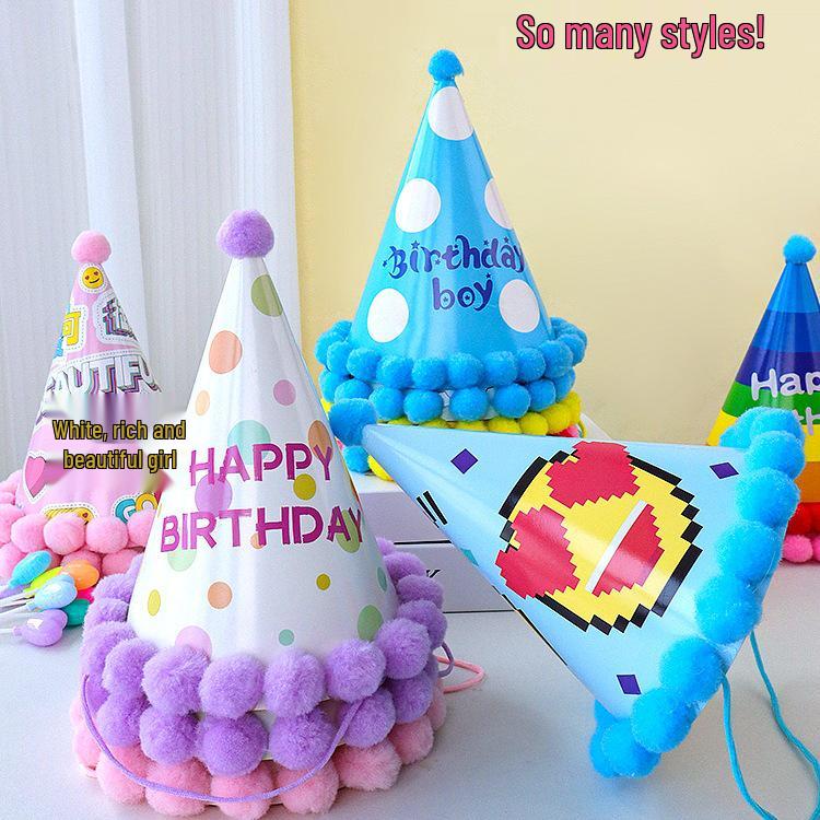2025 Birthday Hat for Kids & Adults - First Birthday Party, Photo Props, Cake Hat