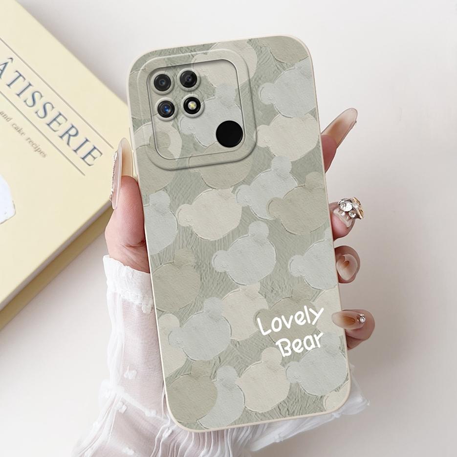 For Realme Narzo 50A Case RMX3430 Luxury Candy Painted Cover Soft Silicone Phone Case For Realme Narzo 50i Narzo50 A Shell Coque