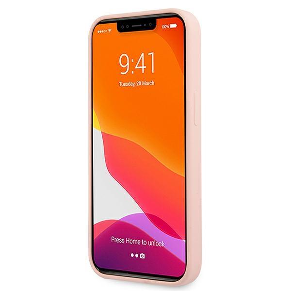 Guess Guhcp13Sls4Gwpi Iphone 13 Mini5,4 Różowy/Pink Hard Case Silicone 4G Logo