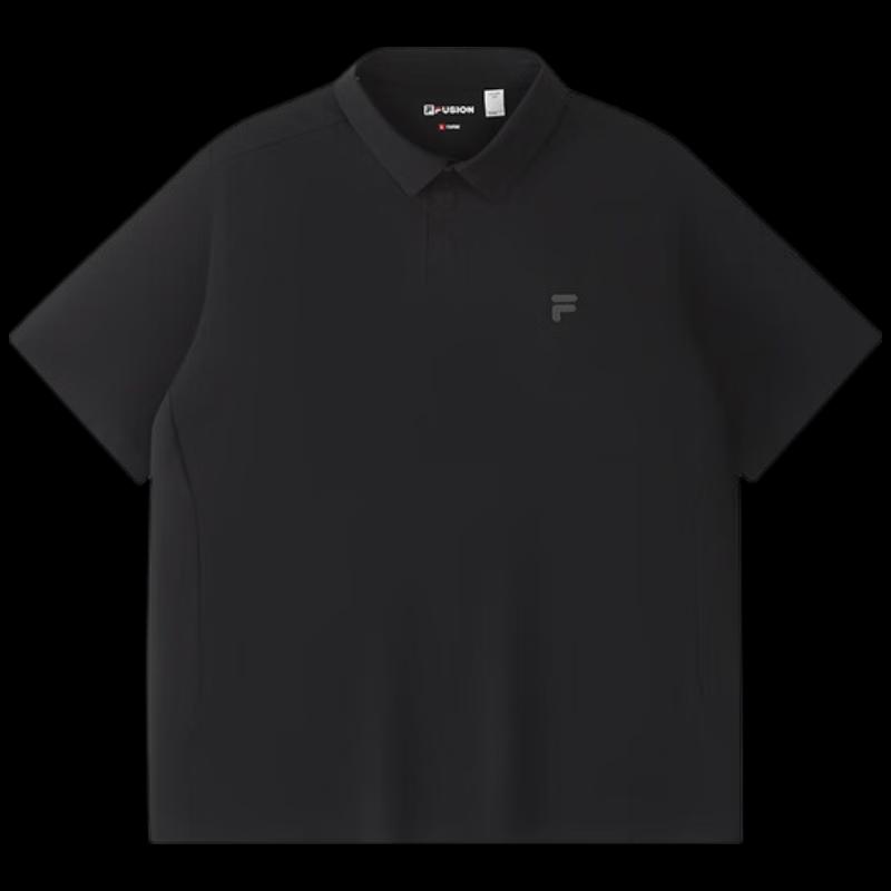 FILA FUSION Men s Knit Short-Sleeve Polo Shirt L