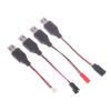 Rc Usb Charging 3.7V Lithium Battery Charger Cable Usb To Jst /Sm / Futaba Plug Cable For 3Rc Drone Quadcopter
