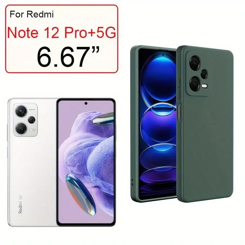 Liquid Silicone Case For Xiaomi Redmi 12 12C 13C Shockproof Case For Redmi Note 12 Pro Plus Note 12S 4G Note 12 5G 4G Note12 Pro+ 5G Phone Cover