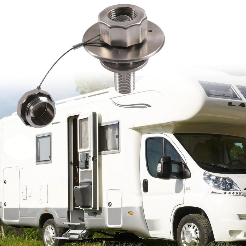 RVs Campers Water Inlet Check Valves 3/4 Adapter With Stainless Steel Body Leakproof Design Easy Installation