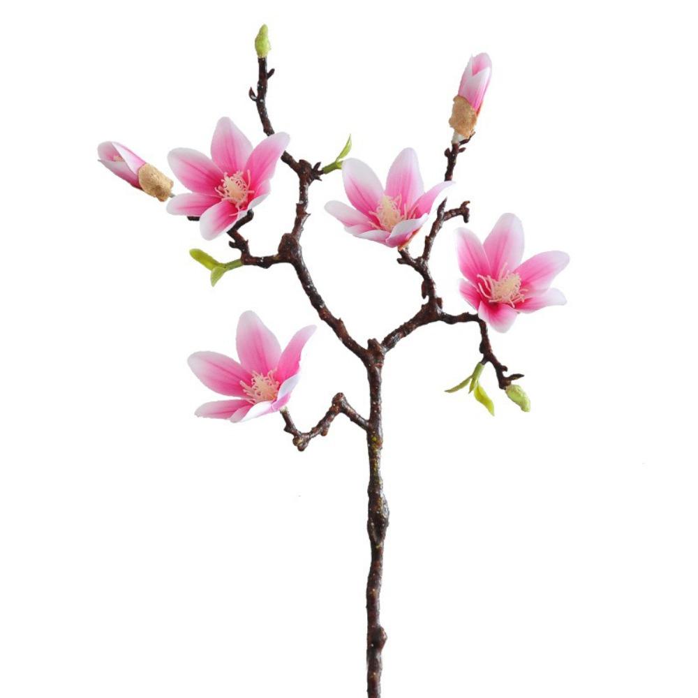 Seidenmaterial Künstliche Magnolienblüte Farbverlauf Künstlicher Blumenstiel Partydekoration