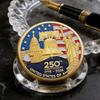 1776 To 2026 American Freedom Coin Features Bell Designs Independence Memorial Coin
