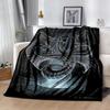 Gothic Style Blanket Soft & Cozy Perfect for Seaside Bed Office Four Seasons Multipurpose Playful Design Gift for Travel Home Birthdays