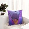 KPop Demon Hunters Saja Boys Pillowcase Printed Fabric Cushion Cover Decor Pillow Case Cover Bed Square 18''