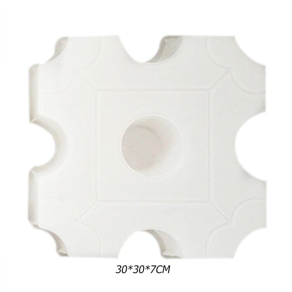 1Pcs 9 Holes Hollow Grass Paving Brick Mould Concrete Path Maker Mold For Lawn Patio Yard Garden