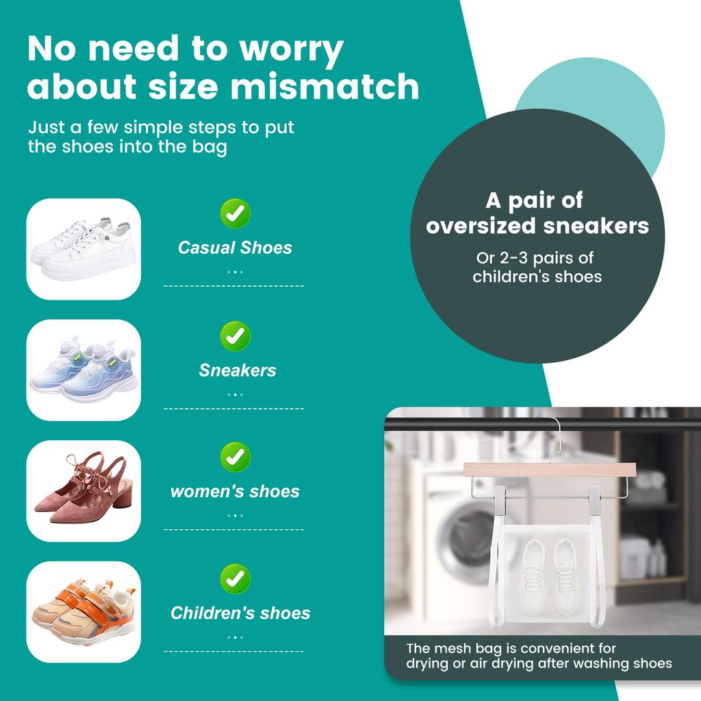 4 Stück Schuhe Wäschebeutel Verschluss Weiche Schuhe Reinigungsbeutel Wiederverwendbare Schuhe Waschbeutel Mit Langem Flaum für Waschmaschine Reißverschluss