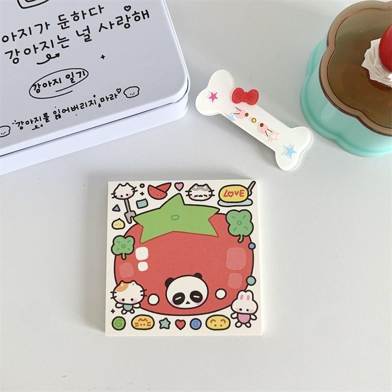 50sheet Cute Cat Memo Pad Amercian Style Lovely Kitten Sticky Note 8*8cm Kawaii Stationery Scrapbook Decorative Paper Student