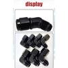 Oil Fuel Fittings Male To Female Thread 90/45 Degree Swivel Coupler AN Adapter Oil Cooler Joint Aluminum Transformation Fittings