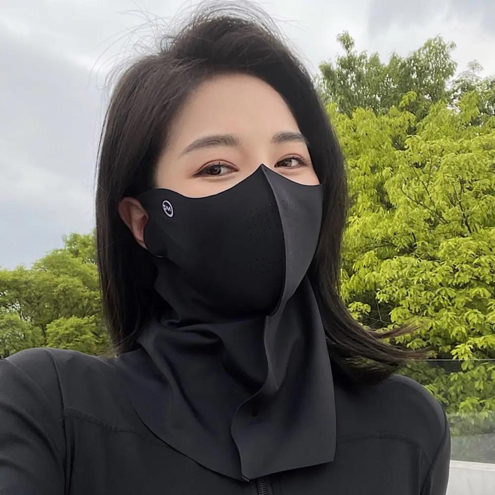 Innovative Ice Silk Neck Mask for Women with Anti-UV Protection and Cool Breathable Design for Sun Protection