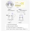 New reed switch signal switch silent dry contact 12V-24V Ceiling mini embedded infrared human body motion sensor switch