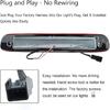 Fit For 2007 2008 2009 2010 2011 2012 2013 Chevy Silverado/GMC Sierra 1500 2500 3500 HD Rear Roof Center LED Third 3Rd Brake Cargo Light Assembly