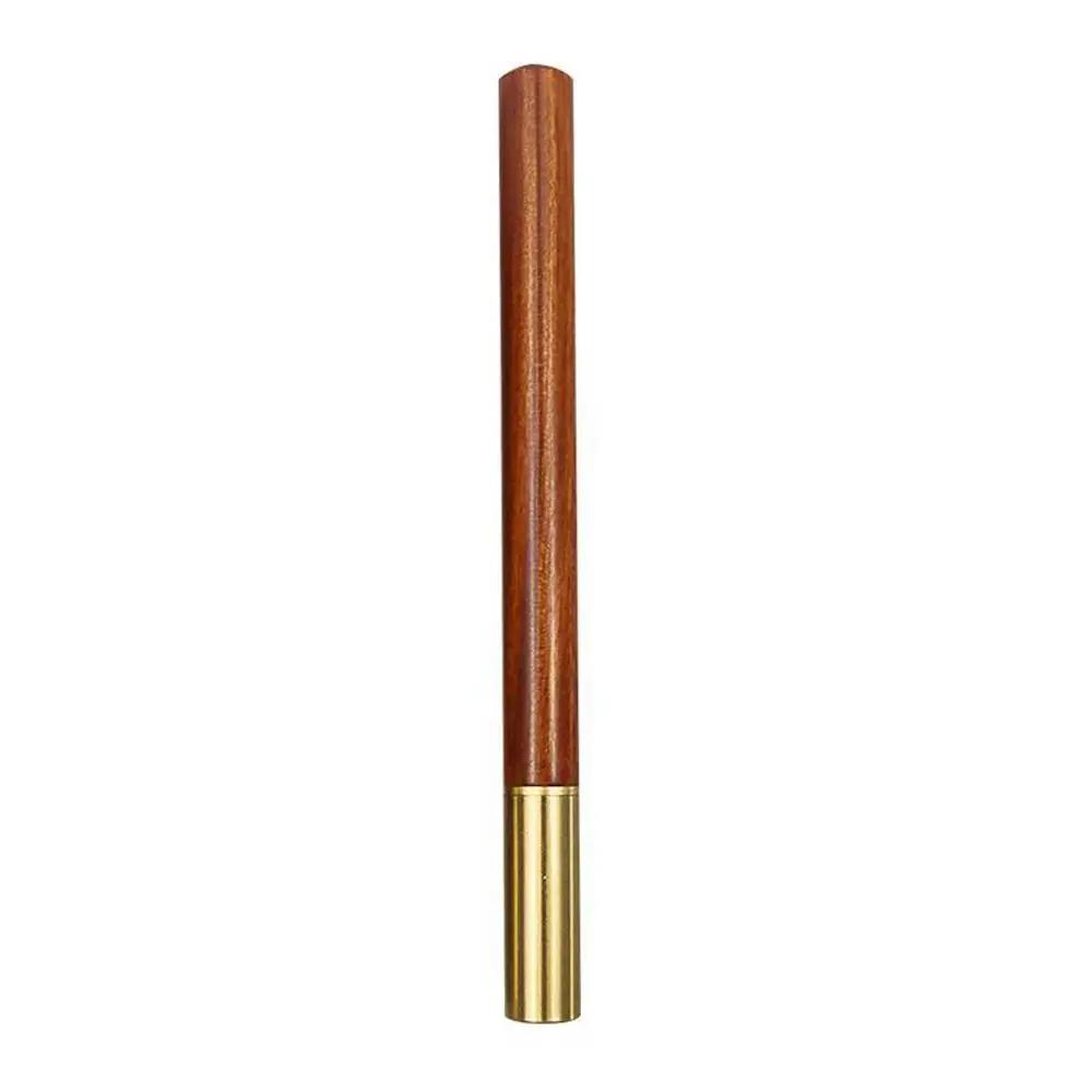 

Vintage Wood Body Ballpoint Pen 0.5mm Black Ink Retro Metal Cap Gel Pen Stationery Writing Tool School Office Supplies Gifts