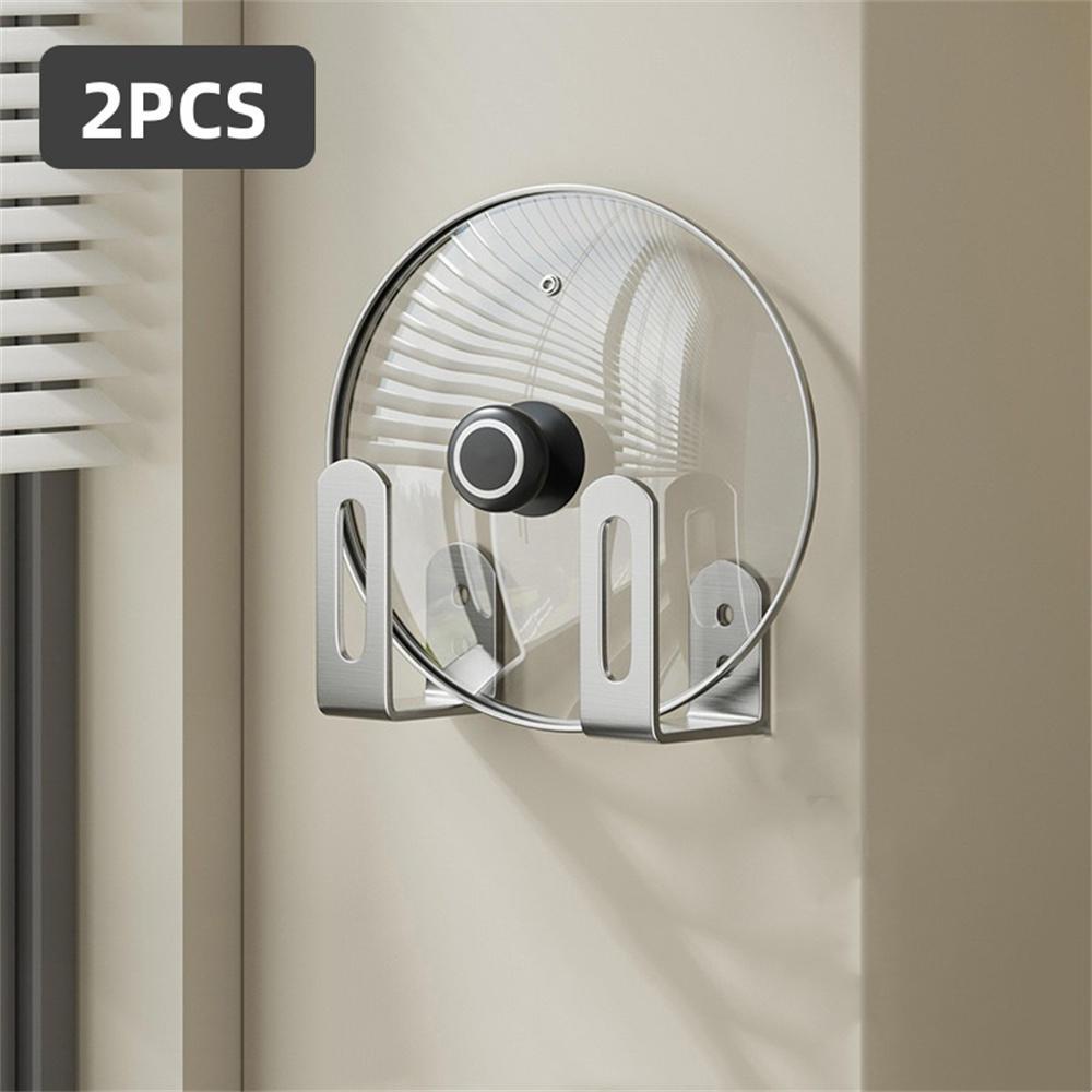 Cutting Board Pot Cover Rack Sink Sponge Organizer Bathroom Multifunctional Wall Mounted Stainless Steel Kitchen Shelf