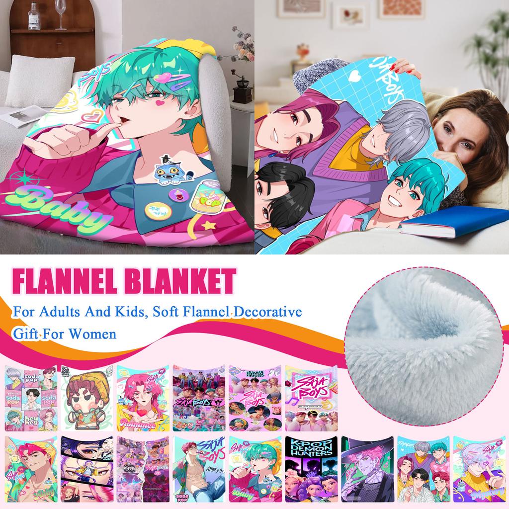 100*130cm Nap Blanket, Blanket, Flannel Sofa Cover Blanket