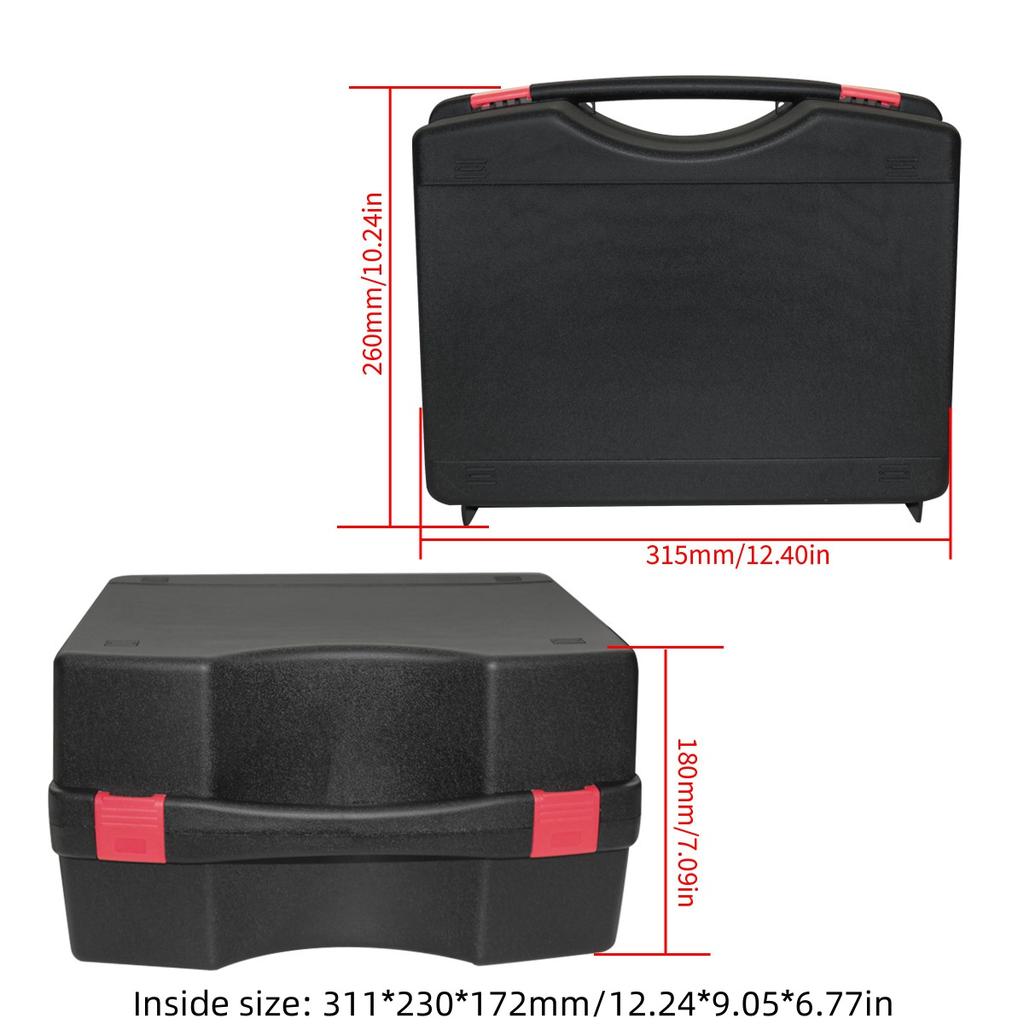 1PC Portable Multifunction Hardware Tool Box – Lightweight Plastic Storage Case for Instruments,Outdoor & Indoor Use