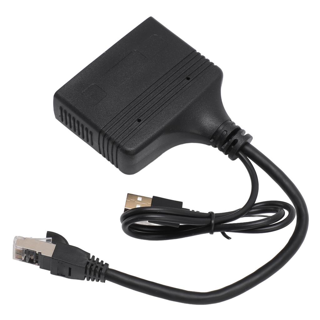 Ethernet Splitter 1 in 4 Out RJ45 Interface 1000Mbps Gold Plated Pin Safe Stable Signal LAN