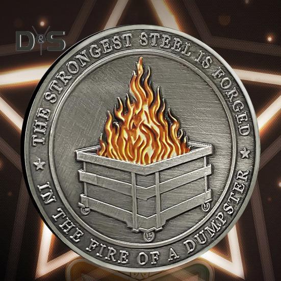 1/2/3/5/10Pcs Challenge Coin Carved Pattern Retro Silver Coin Unique Office Desk Accessory Commemorative Gift