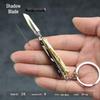 Mini Metal Shadow Blade Keychain Ornament Toy